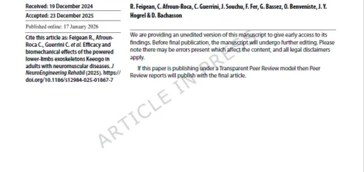 What a New Study Says About Using the Keeogo Exoskeleton in Neuromuscular Conditions